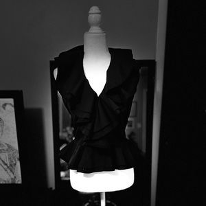 Blaque Label Backless Open Back Bow Tie Halter Top
